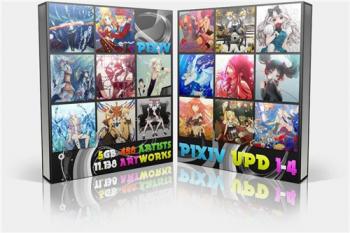 Подборка работ в аниме стилистике с сайта Pixiv.net