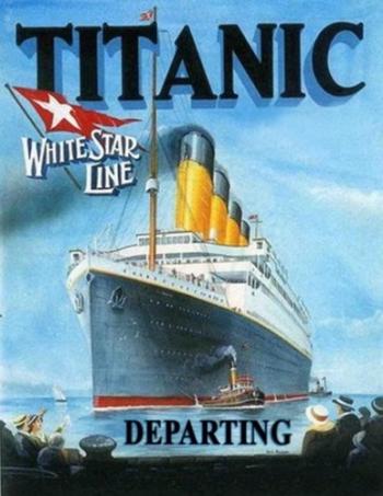 Титаник отплывает / S.S. TITANIC departing INT + SUB