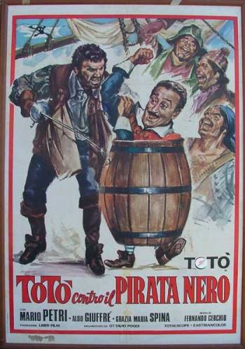 Тото против Черного пирата / Toto contro il pirata nero DVO