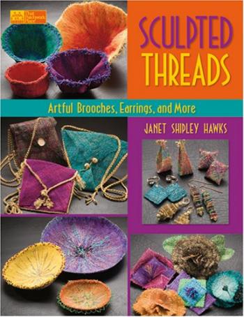 Искусство скульптуры из нитей. Интересные идеи для подарков Sculpted Threads: Artful Brooches, Earrings, and More