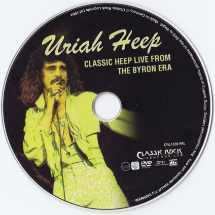 Постер Uriah Heep - Classic Heep Live From The Byron Era Uriah Heep - Classic Heep Live From The Byron Era